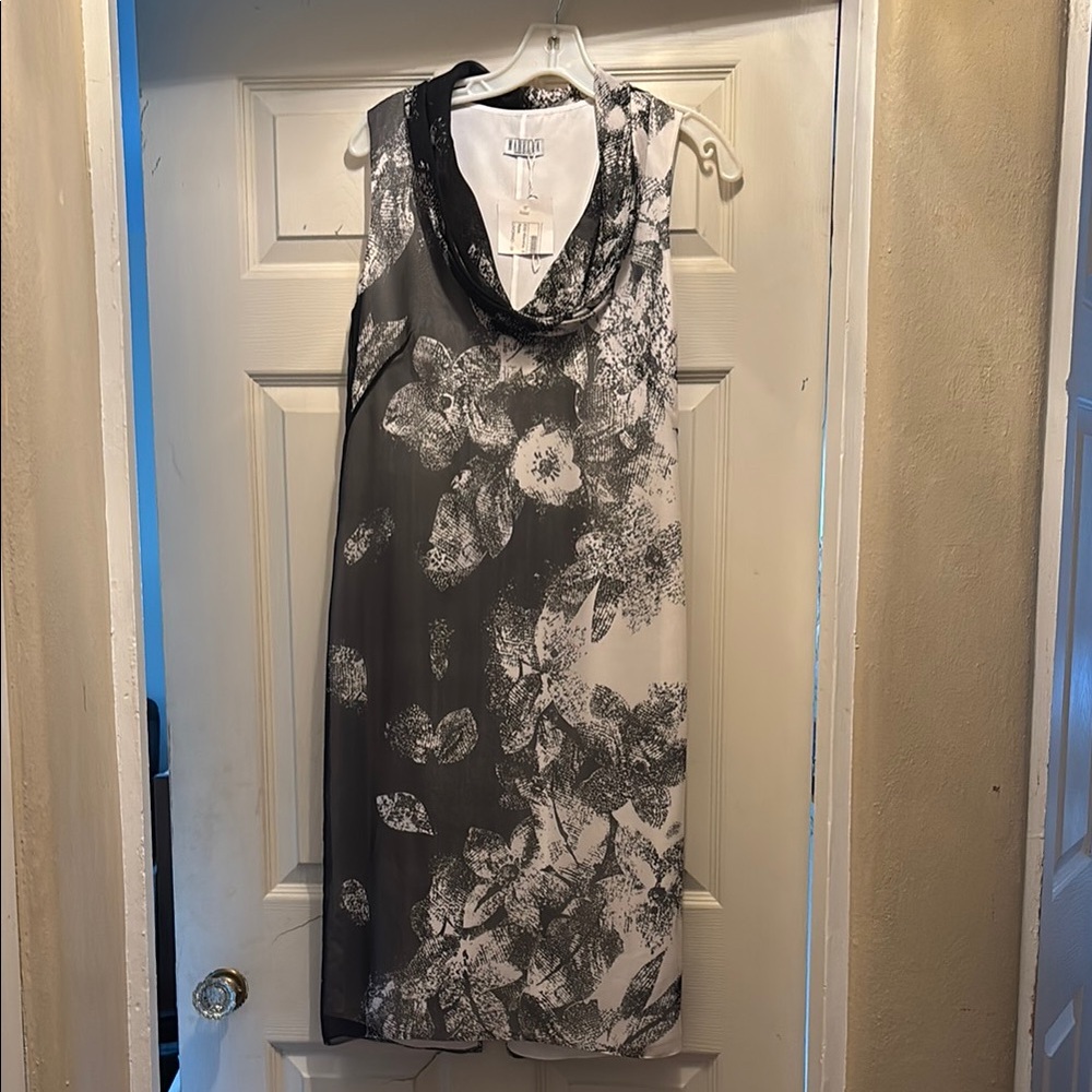 Marella Monochrome Patterned Dress